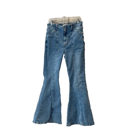 Free People We The Free Front Pleat Flare Jean size 31 - Picture 1 of 16